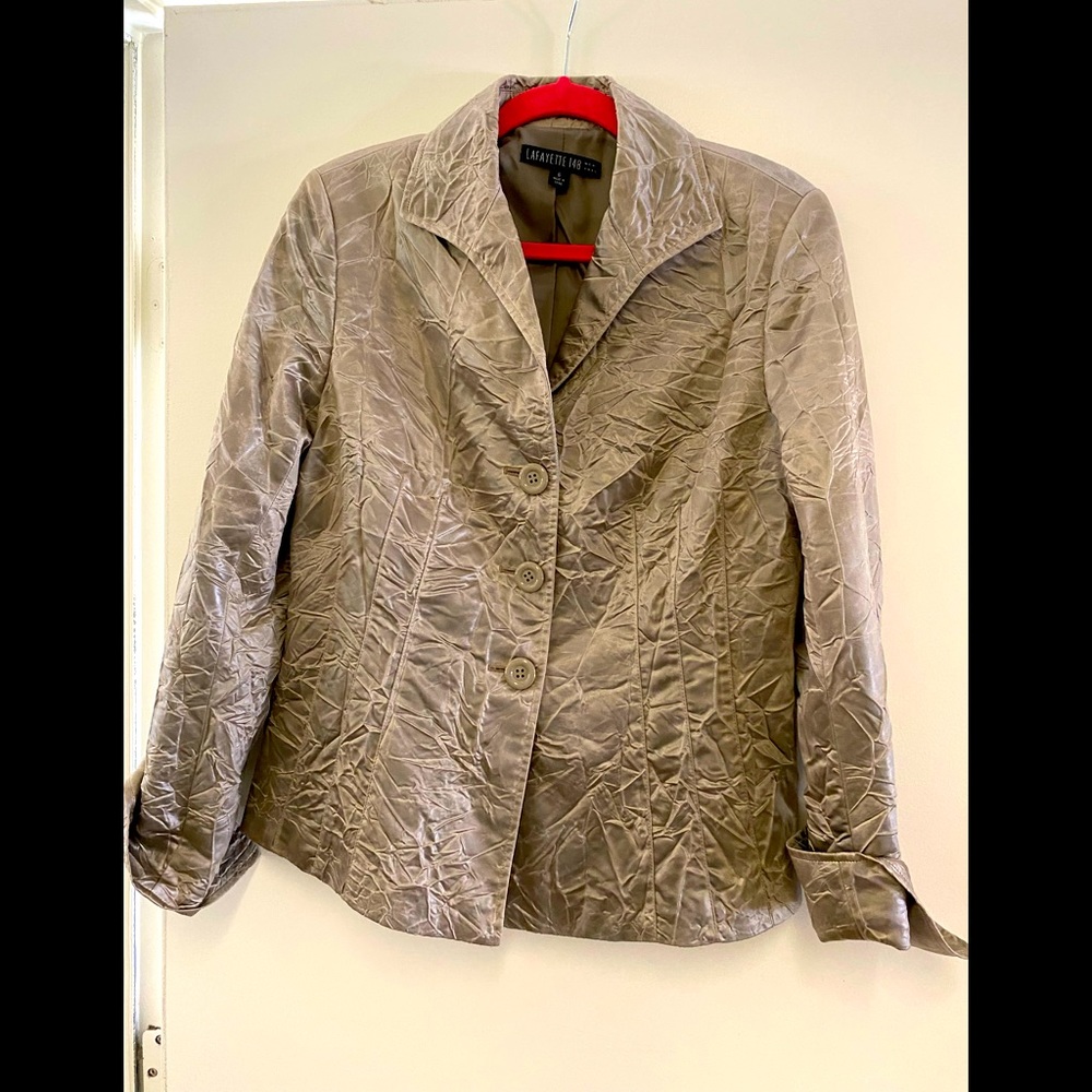 Lafayette 148 New York Taupe Blazer 🌿B5